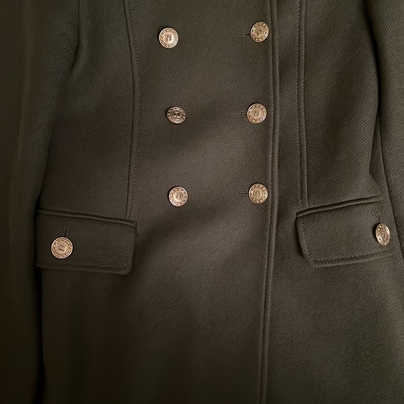 ZARA GOLD BUTTON WOOL BLEND COAT - Picture 3 of 7